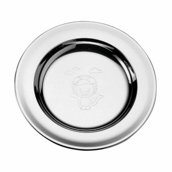 Tramontina Baby Friends Stainless Steel Child?S Round Plate 23Cm - 61254/235
