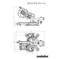 KGS 18 LTX BL 254 (614254850) Cordless Mitre Saw