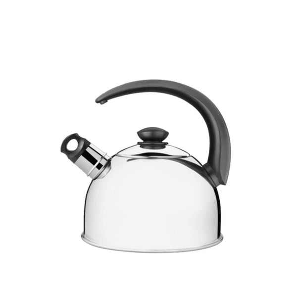 Tramontina Stainless Steel Whistling Kettle With Black Handle, 2.1L - 61483/013