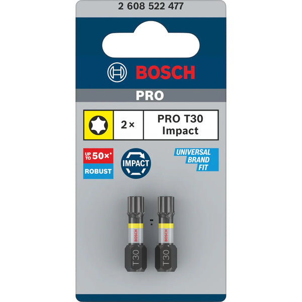 Bosch - Screwdriver bit Impact 2xT30 Insert - 2608522477