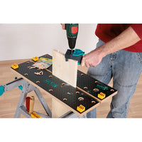 Wolfcraft Master 200 Clamping & Working Table: Folding Workbench for Woodworking & DIY Projects