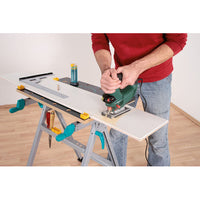 Wolfcraft Master 200 Clamping & Working Table: Folding Workbench for Woodworking & DIY Projects