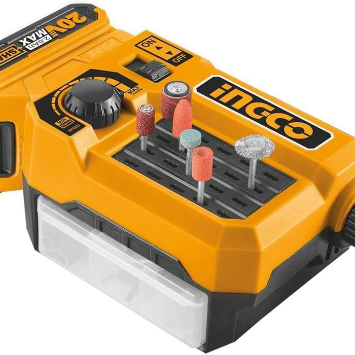 Ingco | 20V Lithium-Ion Cordless Mini Grinder - CMGLI2001