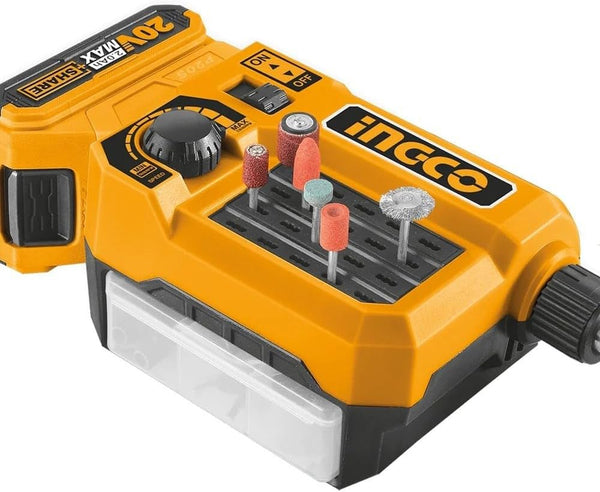 Ingco | 20V Lithium-Ion Cordless Mini Grinder - CMGLI2001