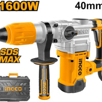 Ingco | Rotary Hammer Drill Including Accessories & Carry Case 1600W - RH1600388