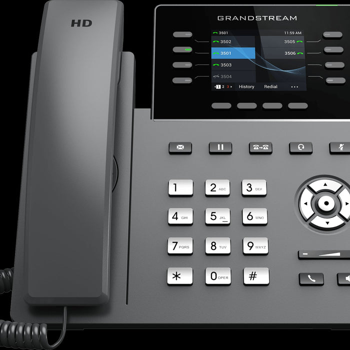 Grandstream 8 Line Carrier WiFi Desk Phone | GRP2624-GS-GRP2624