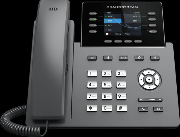Grandstream 8 Line Carrier WiFi Desk Phone | GRP2624-GS-GRP2624