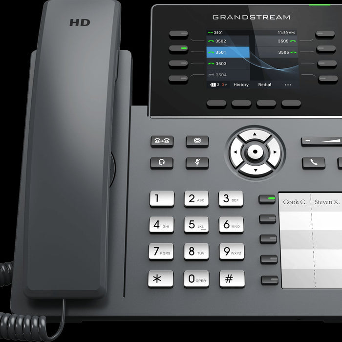 Grandstream GRP2634 VoIP Desk Phone: HD Audio, WiFi, Business Telephone System
