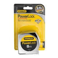 STANLEY TAPE POWERLOCK 8MX25MM - (SKU: STHT33168-8)