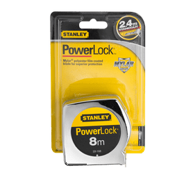 STANLEY TAPE POWERLOCK 8MX25MM - (SKU: STHT33168-8)