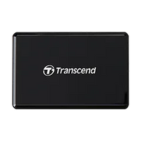 TRANSCEND USB3.1 UHS-II MULTICARD READER - BLACK Transcend