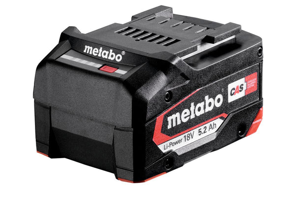 Metabo : Battery Pack 5.2Ah Li POWER 18 V - 625028000