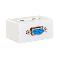 SURFACE MOUNT BOX RJ45 TO VGA (FA-2415-VGA) - NET-SURFACE-VGA