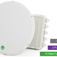 Siklu E-Band (80GHz) PTP link FDD 10Gbps, 2ft EXT. Antenna