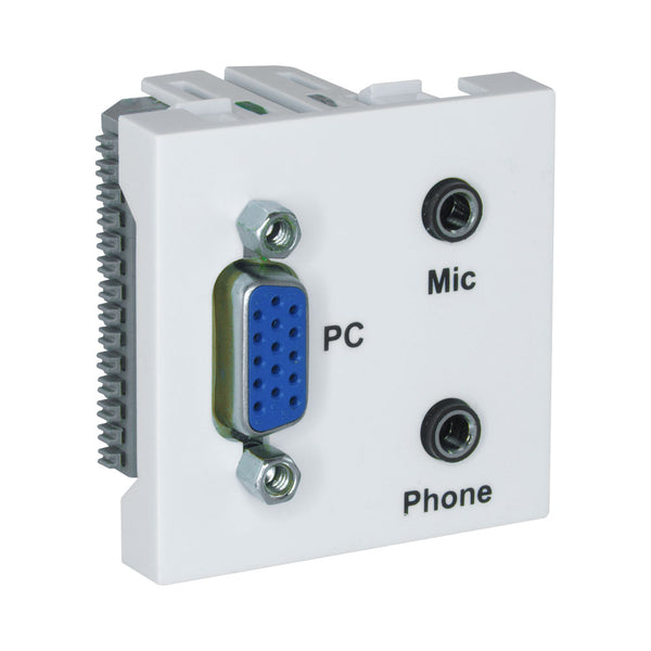 CLIPIN VGA / AUDIO / MIC (FA-2420-45-SVGA+PHJ+MIC) - NET-CLIPIN-VGA-PH-MC
