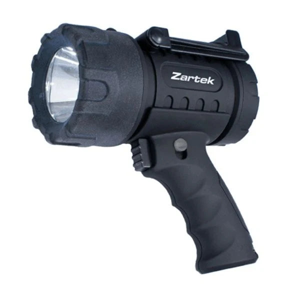 Bright Spotlight, LED, 500 Lumen, USB Rechargeable,
  Fully Rubberised, Includes USB cable, Red lens