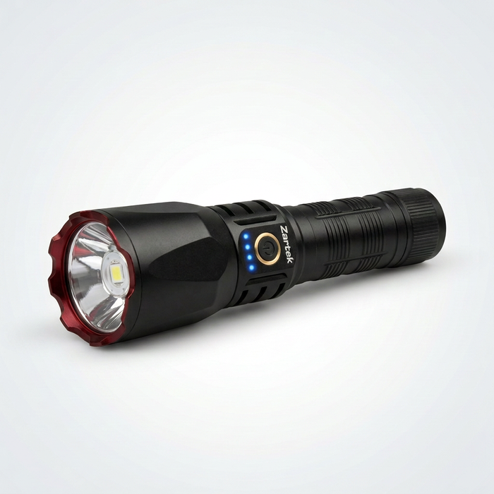 Zartek ZA-813-L Rechargeable LED Flashlight 1500 Lumen