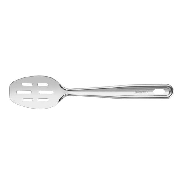 Tramontina Stainless Steel Slotted Serving Spoon - Kitchen Utensil with Glossy Finish