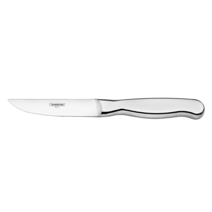 Tramontina Jumbo Steak Knife - Stainless Steel Serrated Edge Kitchen Knife, Durable & Elegant Design, Ideal for Steak Lovers