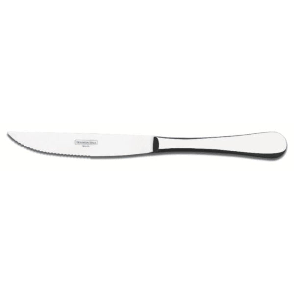 Tramontina Steak Knife: Stainless Steel Serrated Edge Knife for Steak & Dinner