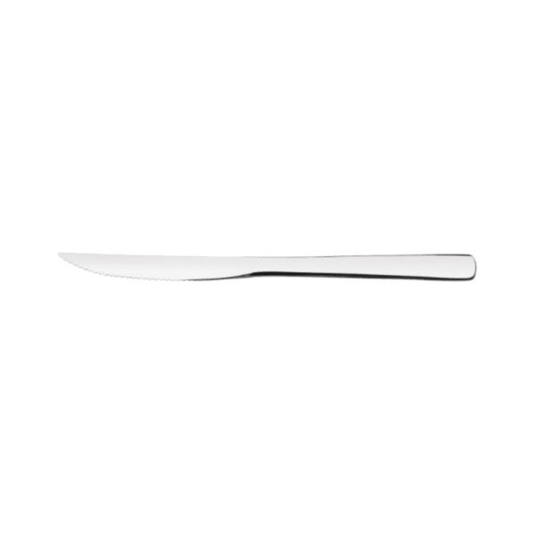 Tramontina Steak Knife - Stainless Steel Table Cutlery, Serrated Edge Dinner Knife