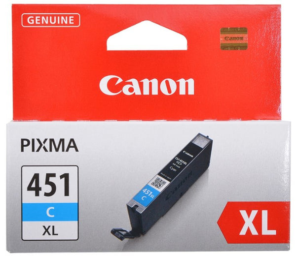 Canon CLI-451 XL Ink Cartridge (Cyan)-6473B001AA