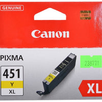 Canon CLI-451 XL Ink Cartridge (Yellow)-6475B001AA