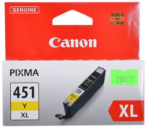 Canon CLI-451 XL Ink Cartridge (Yellow)-6475B001AA