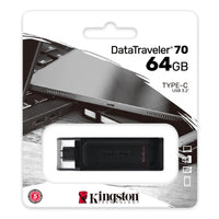 Kingston 64GB USB-C 3.2 Gen 1 DataTraveler 70-DT70/64GB