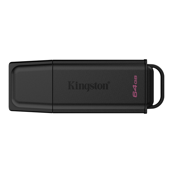 Kingston 64GB Portable USB 3.2 Gen 1 DataTraveler Exodia Black-DTXG2/64GB