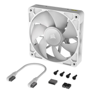 Corsair RX RGB Series; iCUE LINK RX120 RGB White; 120mm Fan; Single Pack