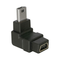 DELOCK 90DEG USB-B MINI M-F UP ADAPTER (65097) - DELOCK-65097