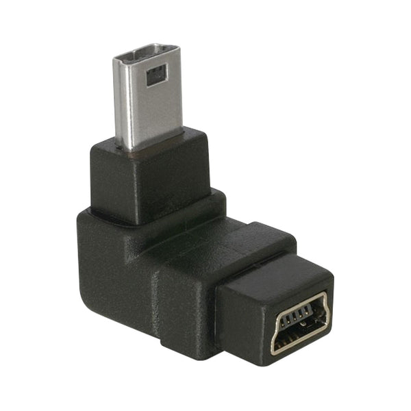 DELOCK 90DEG USB-B MINI M-F UP ADAPTER (65097) - DELOCK-65097