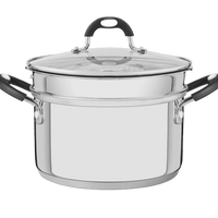 Tramontina Solar Silicone Shallow Stainless Steel 2Pc. Steamer Set
1 - Deep Casserole 20Cm - 3,60L
1 - Steamer 20Cm - 2,30L - 65120/100