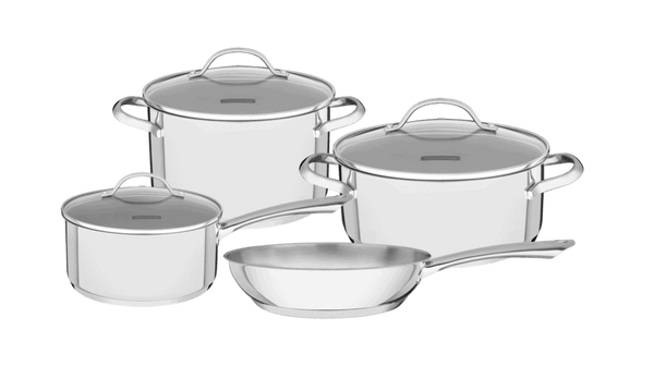 Tramontina Una (Stainless Steel) 7Pc. Stainless Steel Cookware Set - 65280/310