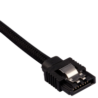 Corsair Premium Sleeved SATA Data Cable Set with Straight Connectors; Black; 60cm