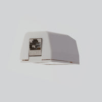 EMPTY WALLBOX- SHELL FOR CAT6A KEYST(FA-1315A-C6) - NET-CAT6WALL-1PORT