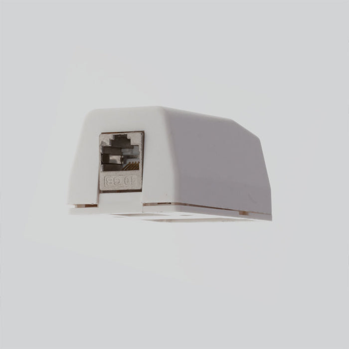 EMPTY WALLBOX- SHELL FOR CAT6A KEYST(FA-1315A-C6) - NET-CAT6WALL-1PORT