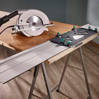 WOLFCRAFT FKS 115 Guide Rail: Circular Saw Accessory for Precise & Straight Cuts in Woodworking. DIY Cutting Tool.