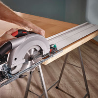 WOLFCRAFT FKS 115 Guide Rail: Circular Saw Accessory for Precise & Straight Cuts in Woodworking. DIY Cutting Tool.