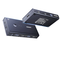 UGREEN 2-In-1 HDMI KVM Switch 4 USB Ports 4K@60Hz–Black-AK502-45452