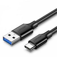 UGREEN Type-C to USB 3.0 Cable 2m – Fast Charging 3A, 5Gbps Sync – Black-US184-20884