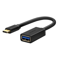 UGREEN Type-C to USB-A Adapter (Male to Female, 15cm)– Black-US154-30701