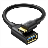 UGREEN Type-C to USB-A Adapter (Male to Female, 15cm)– Black-US154-30701
