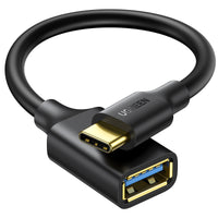 UGREEN Type-C to USB-A Adapter (Male to Female, 15cm)– Black-US154-30701