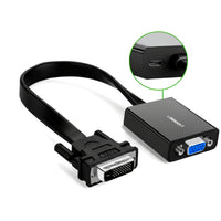 UGREEN DVI-D 24+1 to VGA Active Video Adapter (Male to Female) – Black-MM108-40259
