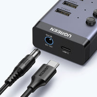 UGREEN 7 in 1 USB 3.0 Hub-Grey-CM481-90307