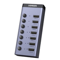 UGREEN 7 in 1 USB 3.0 Hub-Grey-CM481-90307