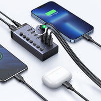 UGREEN 7 in 1 USB 3.0 Hub-Grey-CM481-90307