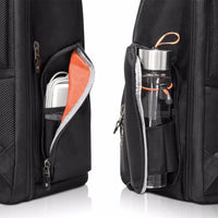 EVERKI ONYX BACKPACK | Fits up to 15.6 inch laptops | Black | Discreet RFID-safe pocket | Travel friendly | Opens 180° Everki